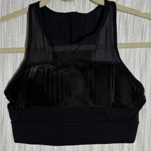 ZYIA Black Mesh Sports Bra size small - Picture 1 of 3